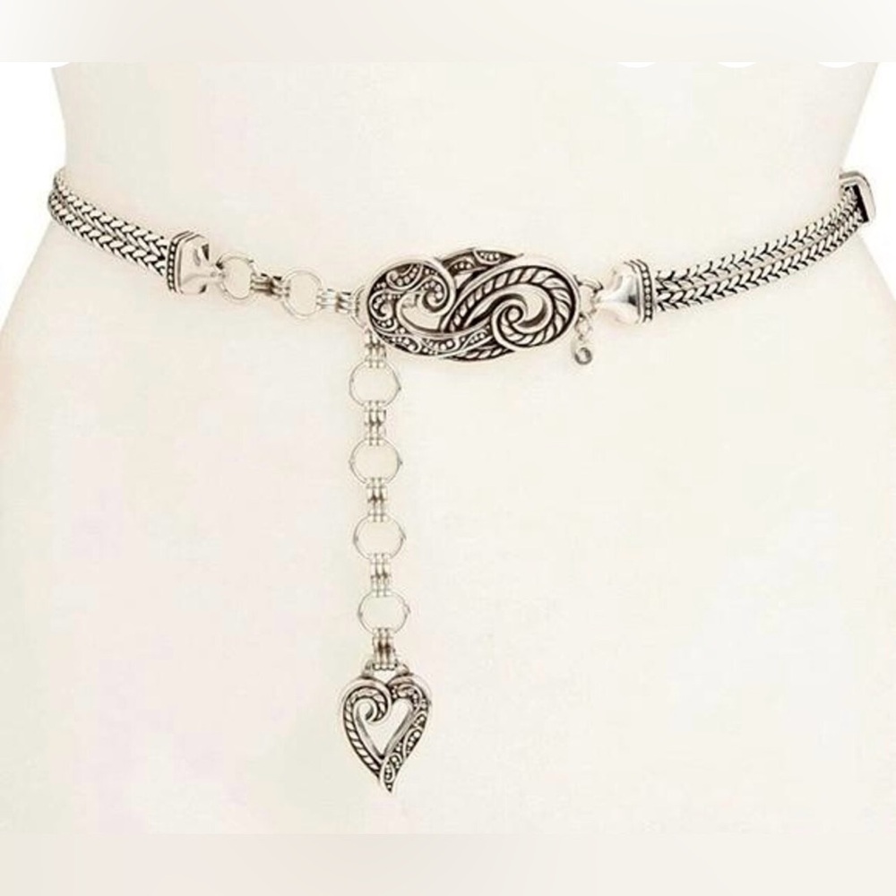 Brighton Vintage Belt Bali Hai Swirl Design Buckle